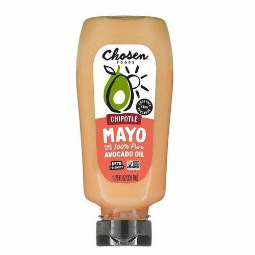 Chipotle Avocado Oil Mayo Squeeze 11.25 Oz by Chosen Foods