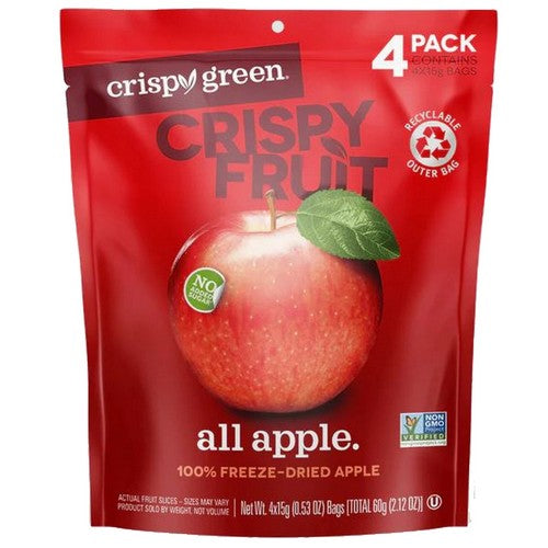 All Apple Freeze Dried Fruit 0.53 Oz by Crispy Green
