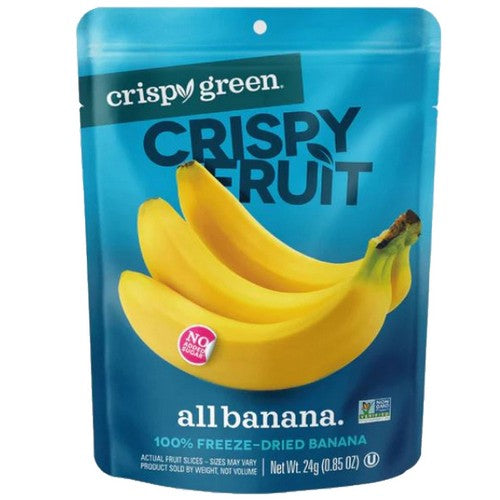 All Banana Freeze Dried Fruit 0.85 Oz by Crispy Green
