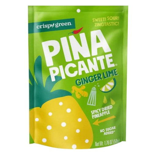 Pina Picante Ginger Lime Freeze Dried Fruit 1.76 Oz by Crispy Green