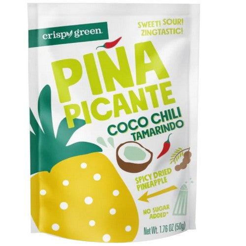 Pina Picante Coco Chili Tamarindo Freeze Dried Fruit 1.76 Oz by Crispy Green