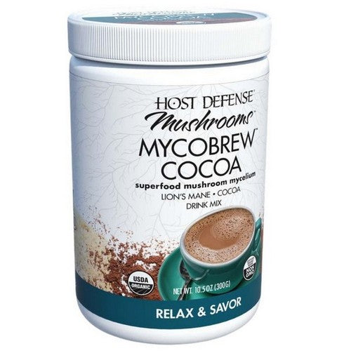 MycoBrew Cocoa Powder 10.5 Oz by Host Defense