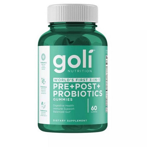 Pre + Post + Probiotics Gummies 60 Count by Goli Nutrition
