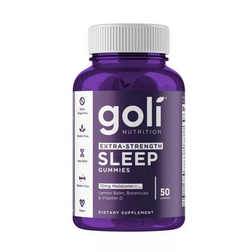 Extra Strength Dreamy Vegan Sleep Vitamin Gummies 50 Count by Goli Nutrition