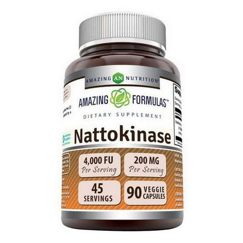 Amazing Formulas Nattokinase 90 VegCaps by Amazing Nutrition