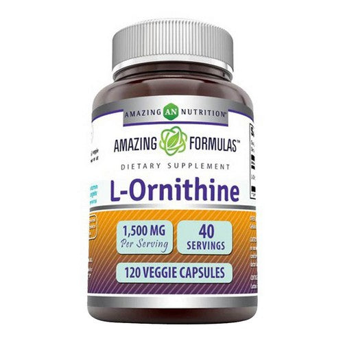 Amazing Formulas L-Ornithine 120 Caps by Amazing Nutrition
