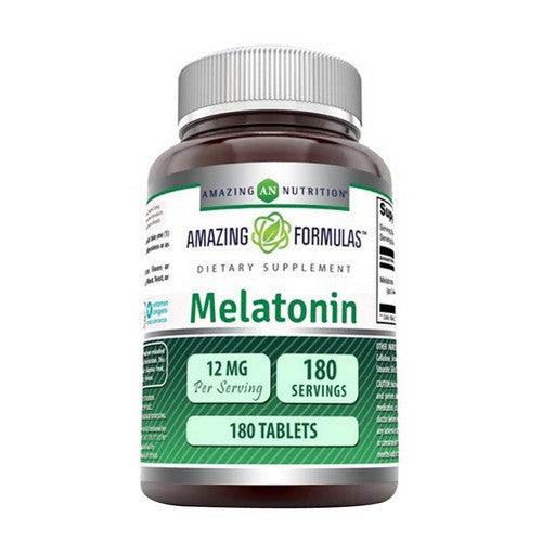 Amazing Formulas Melatonin 180 Tabs by Amazing Nutrition