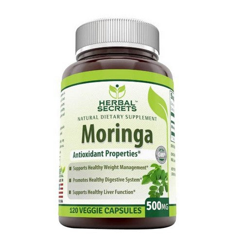 Herbal Secrets Moringa 4:1 Extract 120 VegCaps by Amazing Nutrition