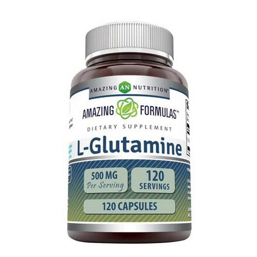 Amazing Formulas L-Glutamine 120 Caps by Amazing Nutrition