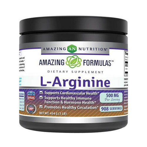 Amazing Formulas L-Arginine 1 Lb by Amazing Nutrition