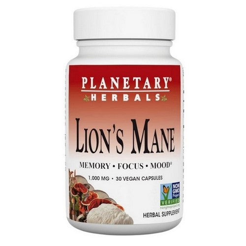 Lion's Mane 30 VegCaps by Planetary Herbals