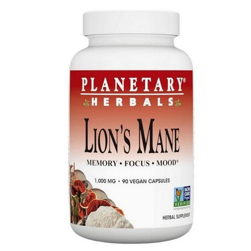 Lion's Mane 90 VegCaps by Planetary Herbals