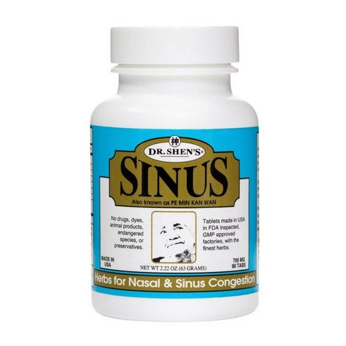 Pe Min Kan Wan Sinus Nasal Decongestion 90 TABS by Dr. Shen's