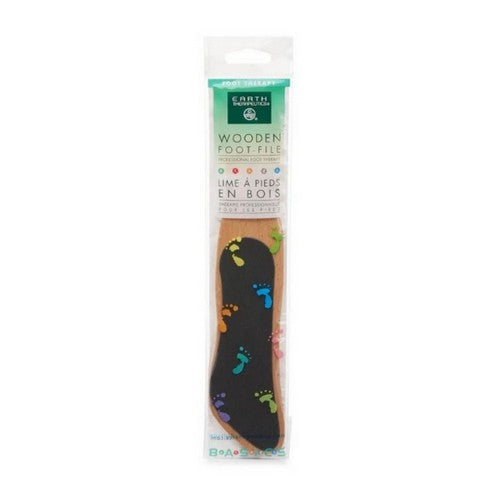 Wooden Foot File 1 EA by Earth Therapeutics
