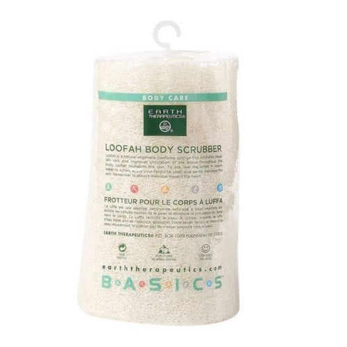 Loofah Body Scrubber 7" Sponge 1 Count by Earth Therapeutics