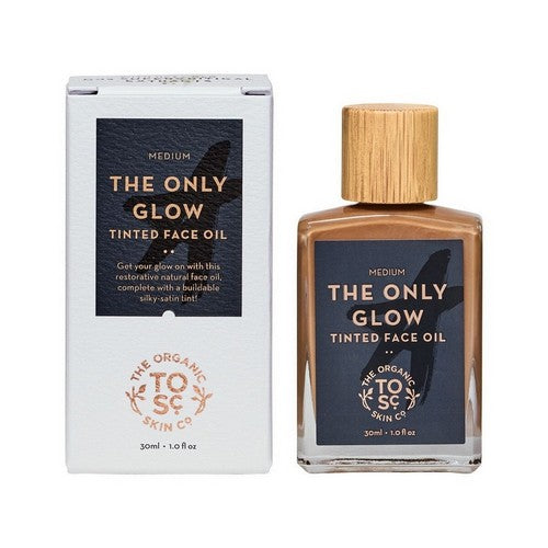 The Only Glow Tinted Face Oil Medium 1.0 Oz by The Organic Skin Co