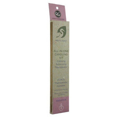 Paraffin Therapeutic Candles 4 Count by White Egret