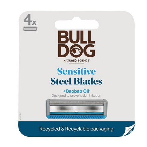 5-Blade Razor Refill Sensitive 4 Count by Bulldog Natural Skincare