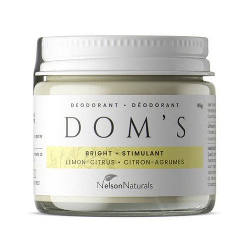 Natural Deodorant Bright 65 Grams by Nelson Naturals