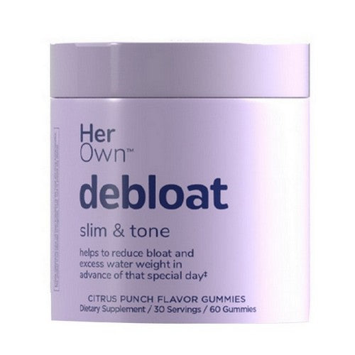 Debloat Citrus Flavor 60 Gummies by Her Own