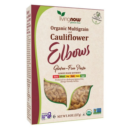 Organic Cauliflower And Multigrain Elbows Pasta 8 Oz by Now Foods