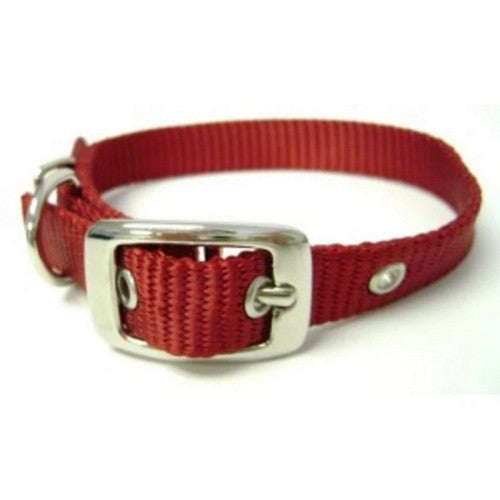 Collar Single Thick 5/8" 16" Red 2 Count by Hamilton