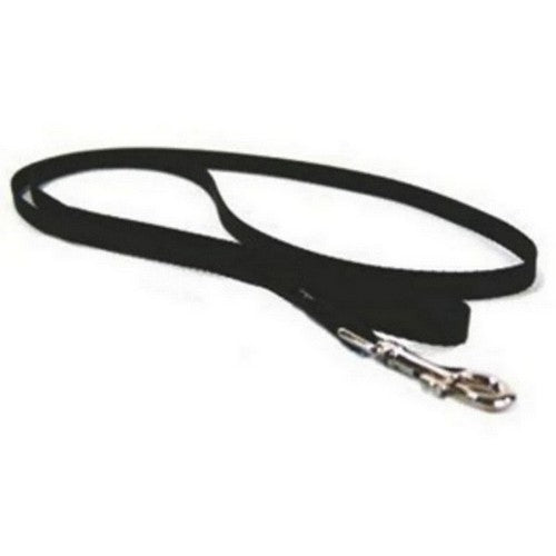 Leash Single Thick 3/8" 4Ft Black 2 Count by Hamilton