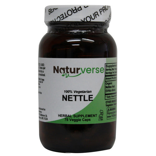 Nettles Powder Capsules 75 VegCaps by Naturverse