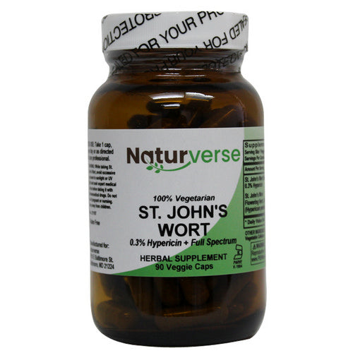 St. John's Wort Powder Capsules 90 VegCaps by Naturverse