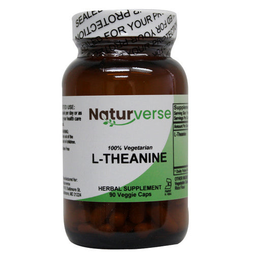 L-Theanine Powder Capsules 90 VegCaps by Naturverse