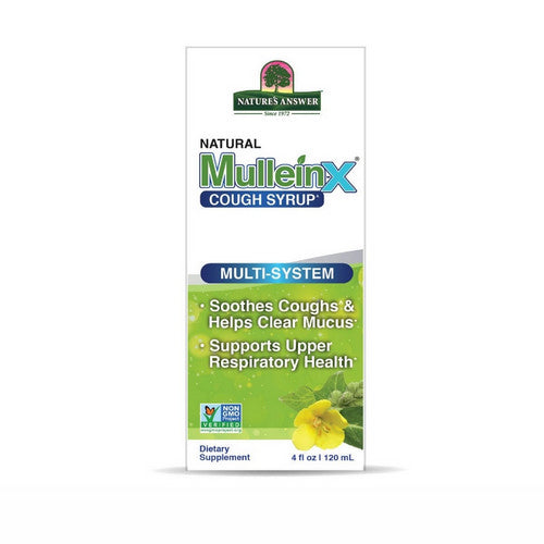 Natural Mullein-X Cough Syrup 4 Oz by Nature's Answer
