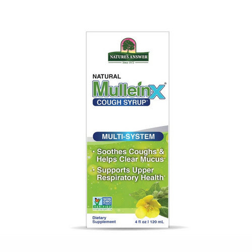 Natural Mullen-X Cough Syrup Multi-System 4 Oz by Nature's Answer
