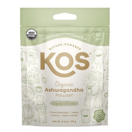 Organic Ashwagandha Powder 6.17 Oz by Kos