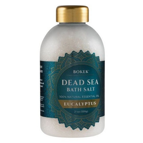Eucalyptus Scented Dead Sea Bath Salts 21 Oz by Bokek