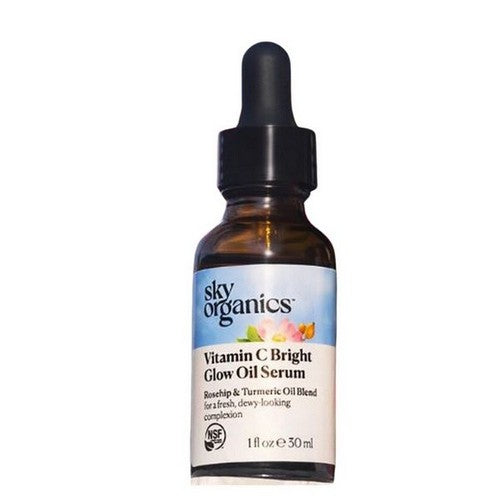 Vitamin C Bright Glow Oil Serum 1 Oz by Sky Organics