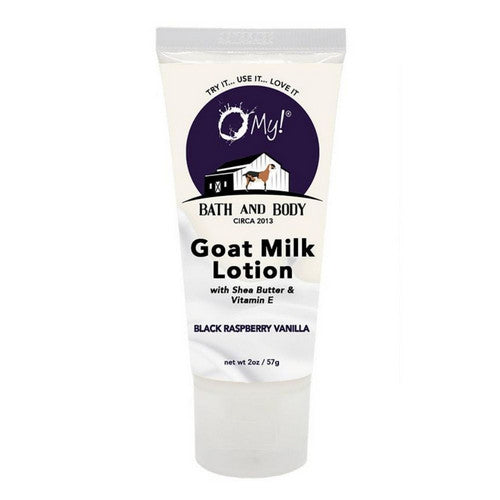 Black Raspberry Vanilla Goat Milk Lotion 2 Oz by O MY!