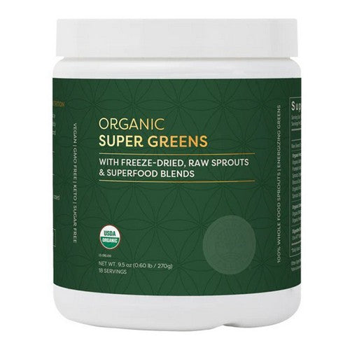 Organic Super Greens 9.5 Oz by Global Healing Center