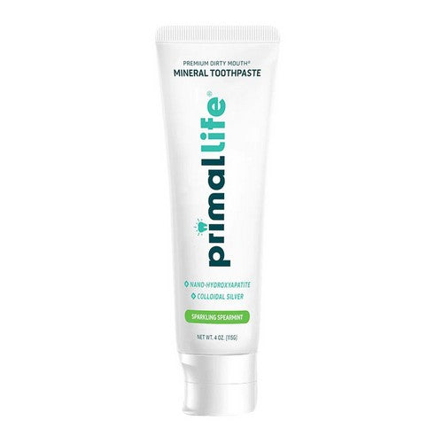 Sparkling Spearmint Mineral Toothpaste 4 Oz by Primal Life Organics