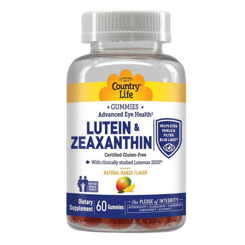 Lutein and Zeaxanthin 60 Gummies by Country Life