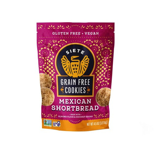 Mexican Shortbread Cookies Grain Free 4.5 Oz (Case Of 10) by Siete