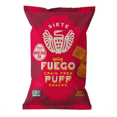 Fuego Puffs Spicy Grain Free 4 Oz (Case Of 6) by Siete