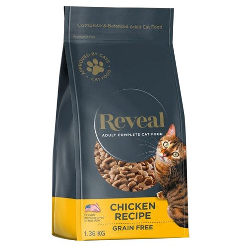 Adult Complete Chicken Recipe Cat Food 3 Lbs (Case Of 3) by Reveal