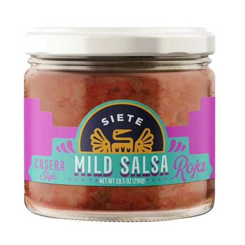 Casera Style Mild Salsa Roja 10.5 Oz (Case Of 6) by Siete
