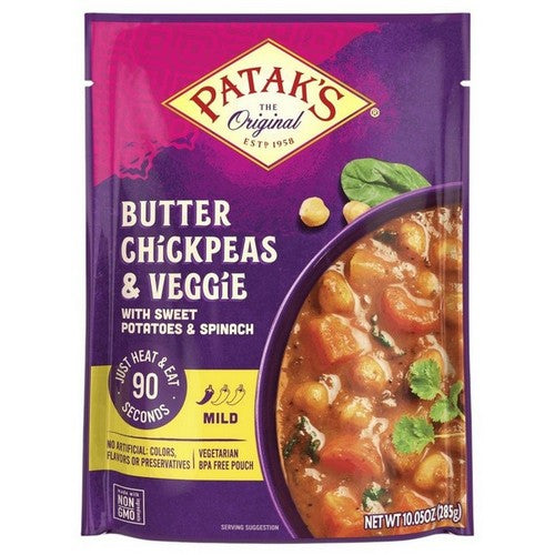 Meal Butter Chickpeas And Veggies 10.05 Oz(Case Of 6) by Patak's