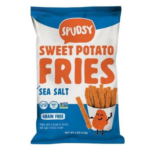 Sweet Potato Sea Salt Fries 4 Oz(Case Of 12) by Spudsy