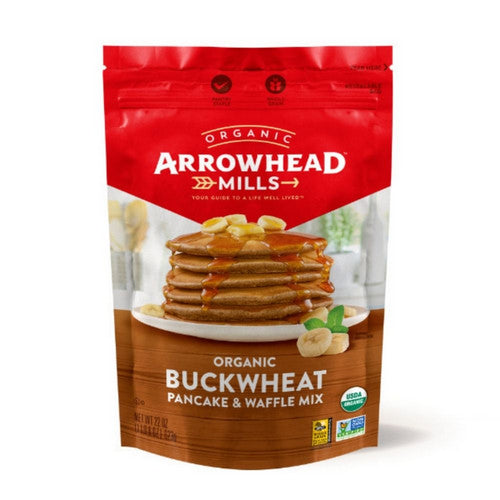 Organic Buckwheat Pancake And Waffle Mix 22 Oz(Case Of 6) by Arrowhead Mills