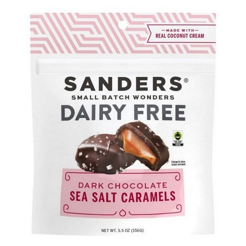 Caramel Dark Chocolate Dairy Free 5.5 Oz(Case Of 6) by Sanders