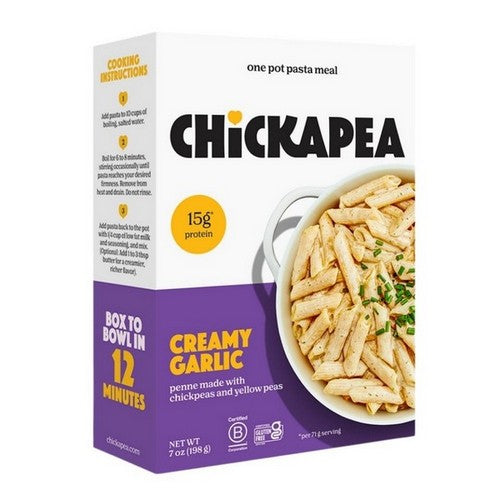 Oragnic Pasta Dish Creamy Garlic 7 Oz(Case Of 6) by Chickapea