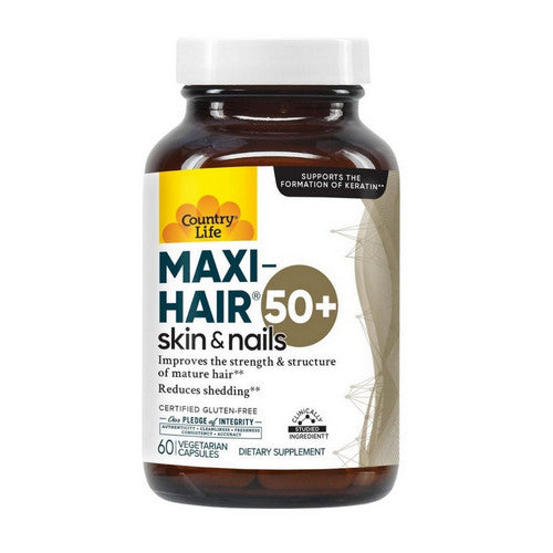 Maxi Hair 50+ 60 Vegetarian Capsules by Country Life