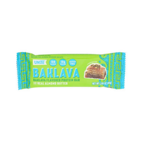 Baklava Protein Bar 1.59 Oz (Case Of 12) by Unite